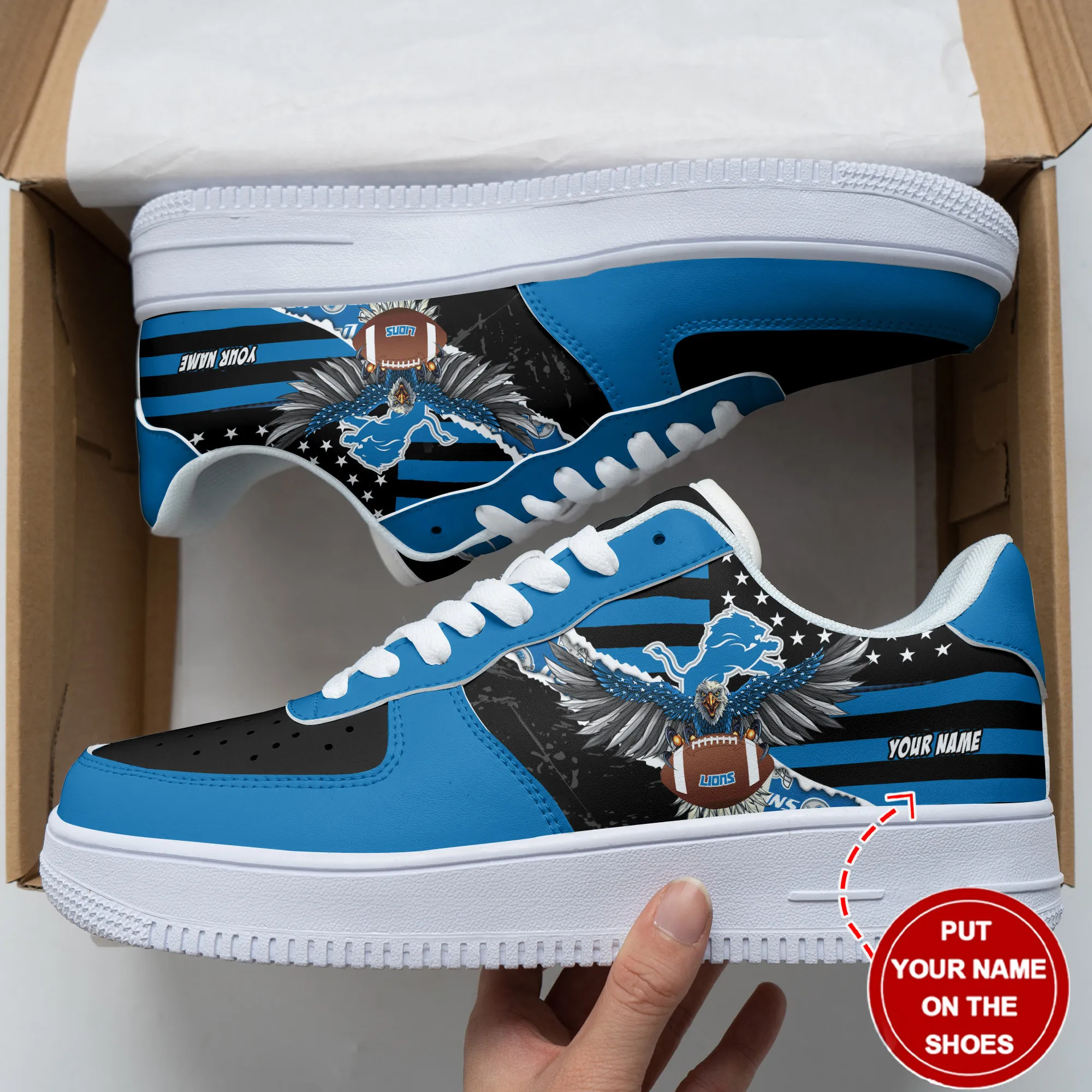 detroit lions personalized af1 shoes bg180 i4cve
