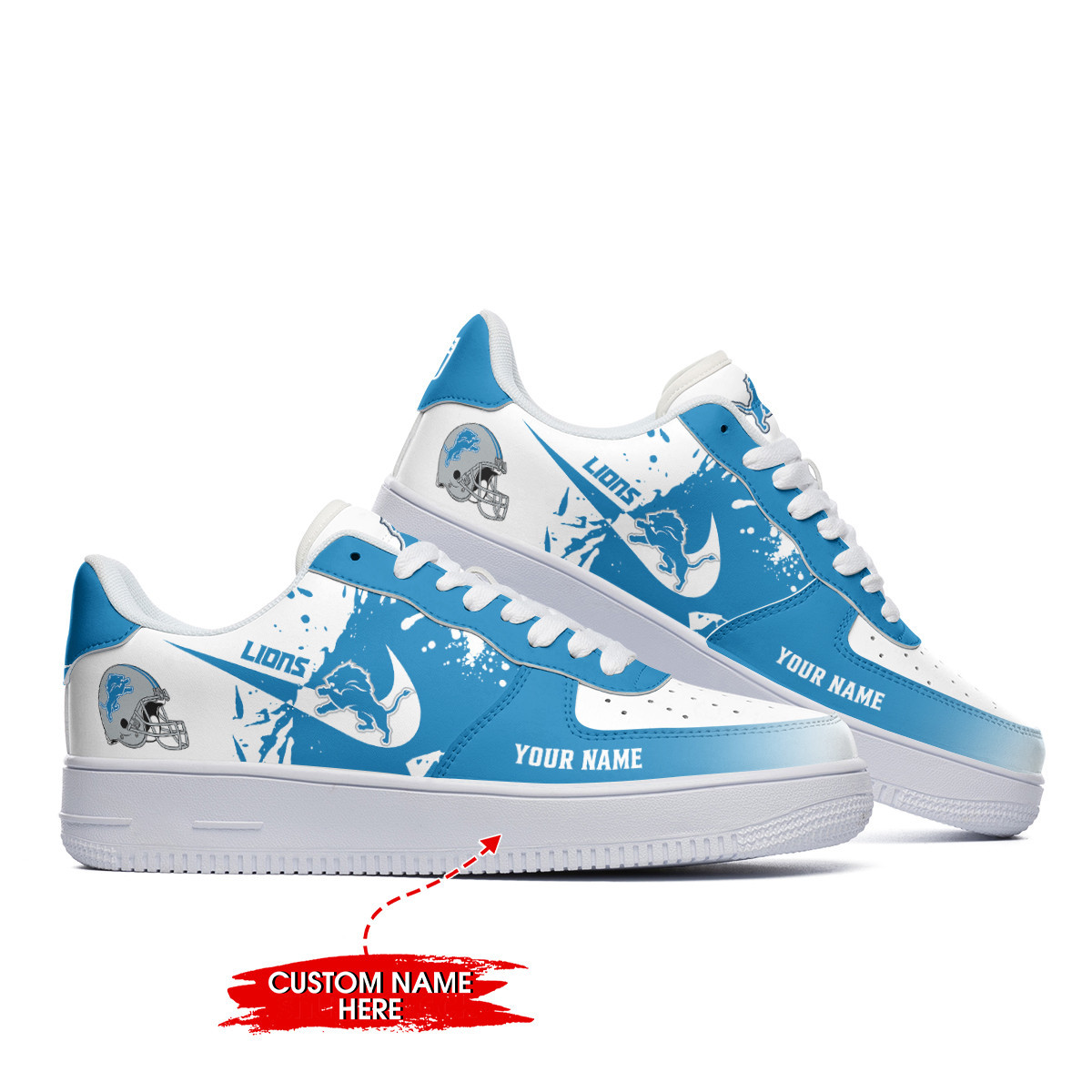 detroit lions personalized af1 shoes bg289 jahj4