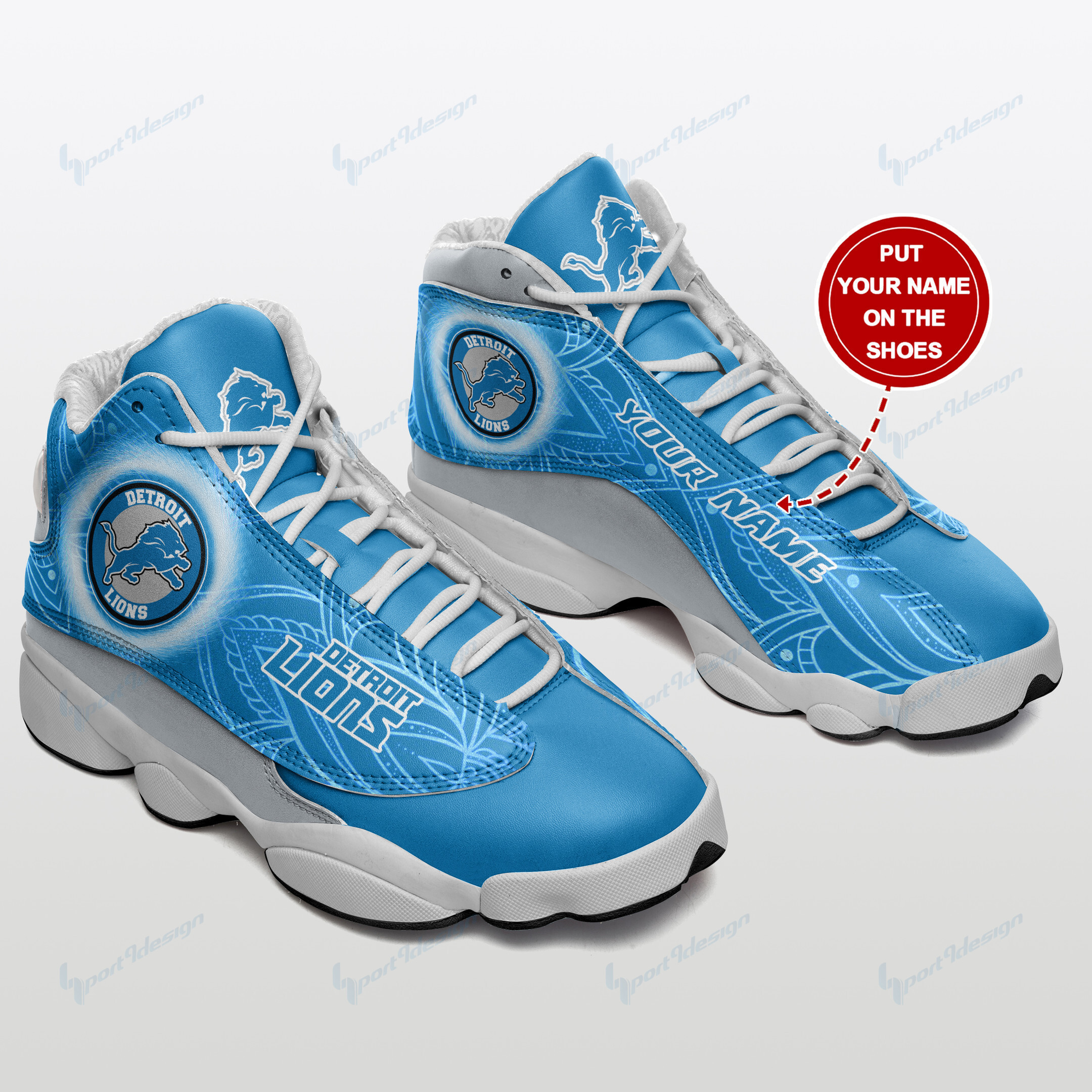 detroit lions personalized ajd13 sneakers bg119 qqbah