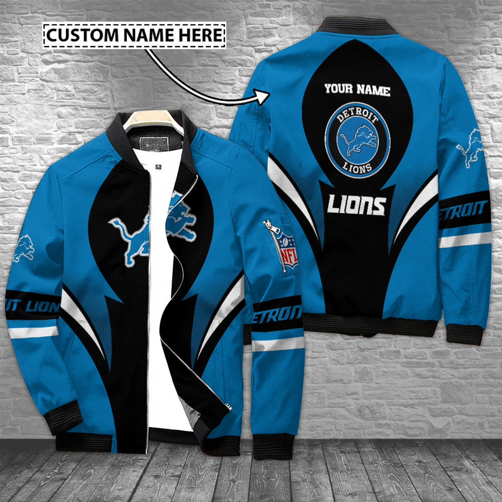detroit lions personalized bomber jacket bg540 4vnsk