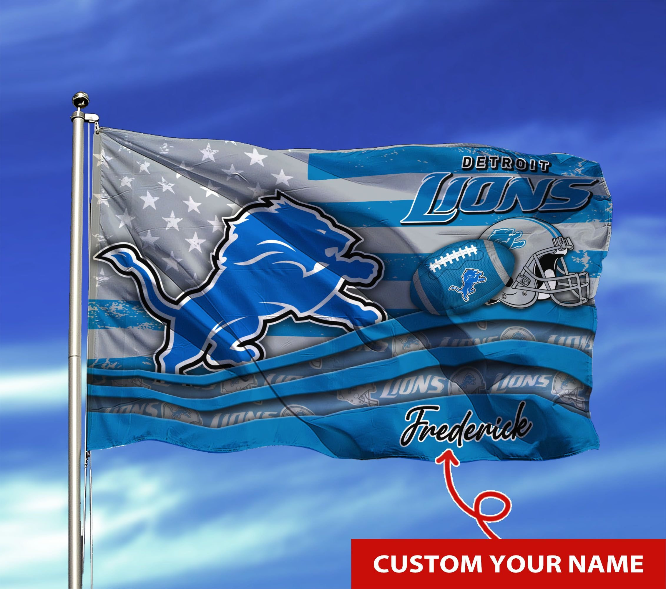 detroit lions personalized flag 10 d0iwt
