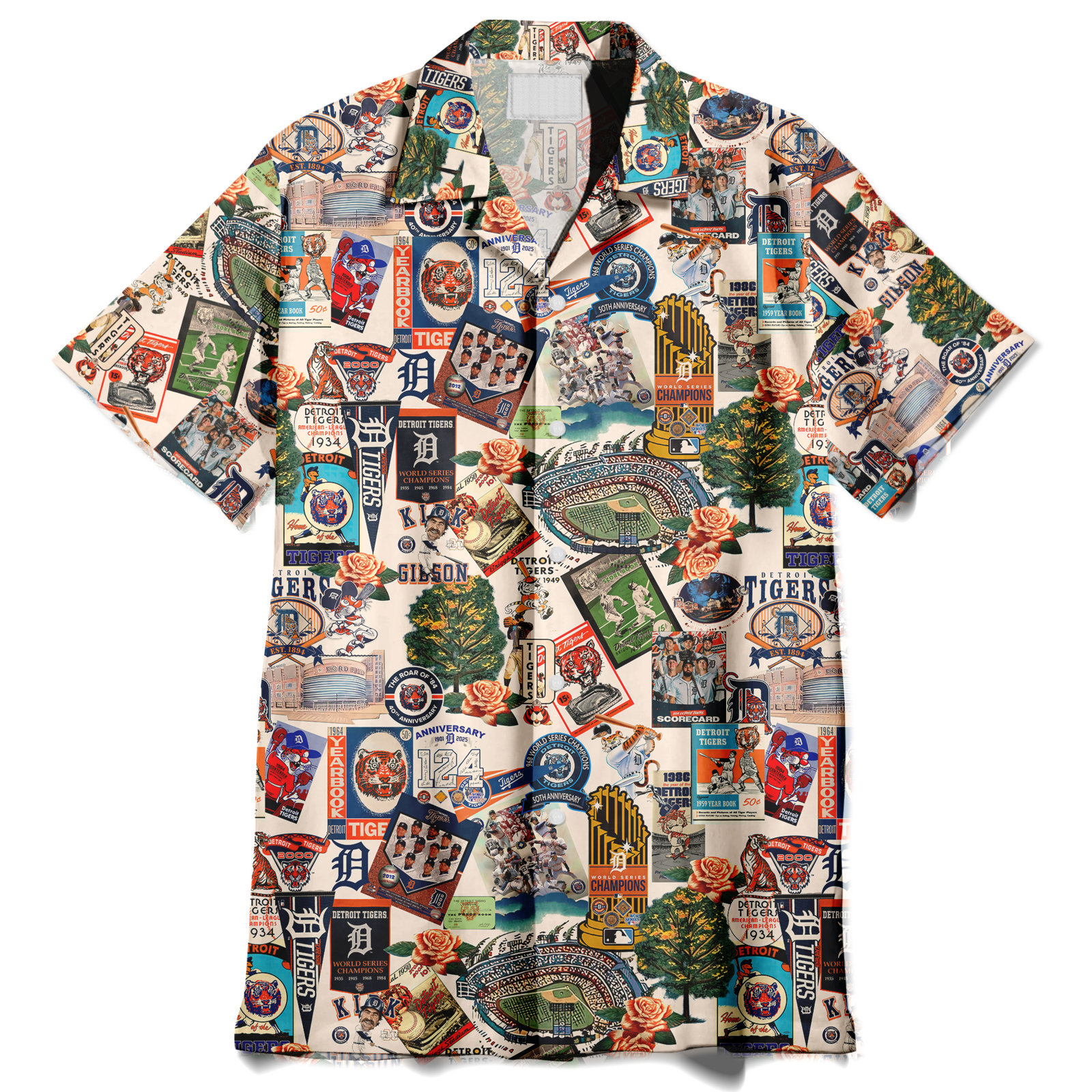 detroit tigers where the sun meets vintage dreams hawaiian shirt owl ohh hipv9