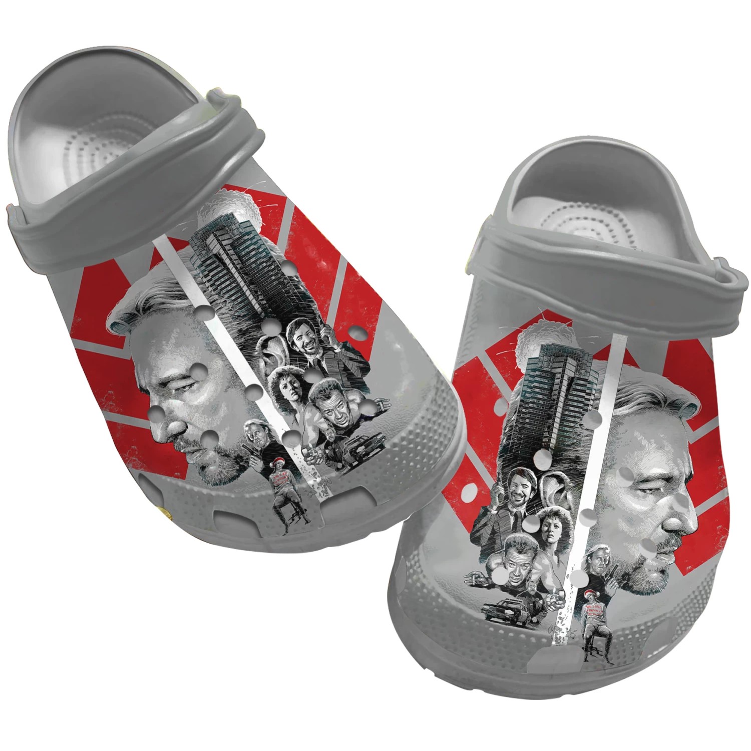 die hard movie confrontation poster clogs for kids 26 adults yrylg