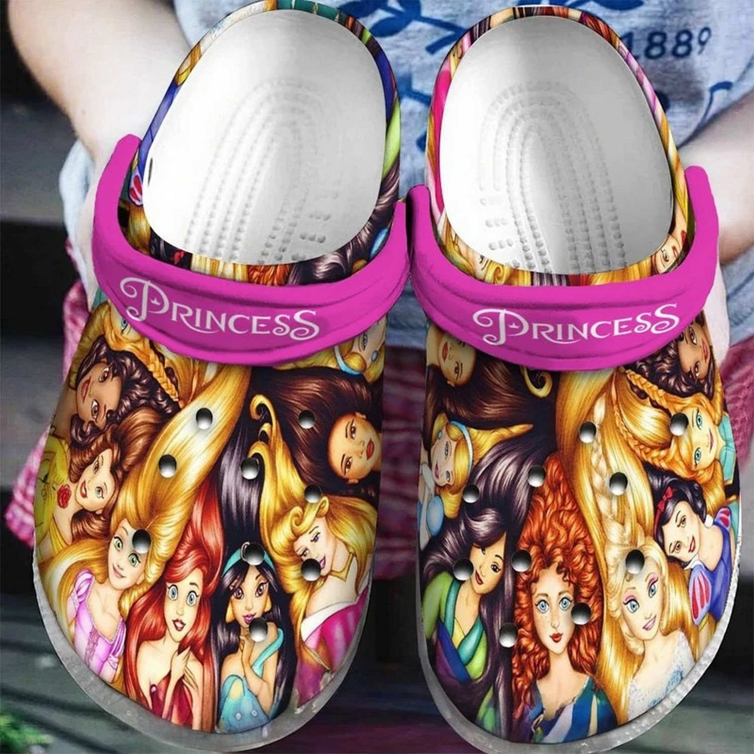 disney princess character special version clogs for kids and adults isdd5