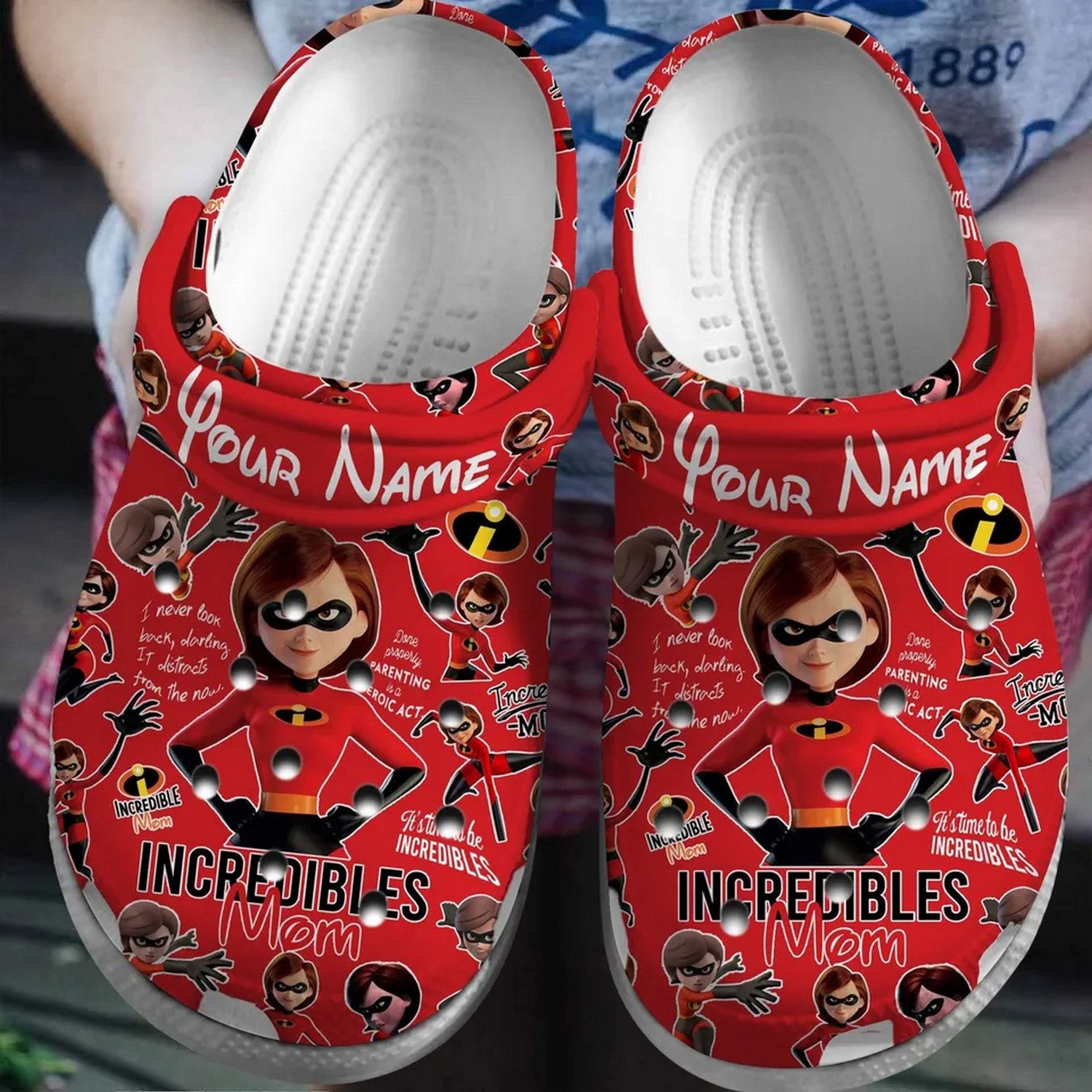 disney the incredibles mom red clogs for kids and adults fast shipping nvga2