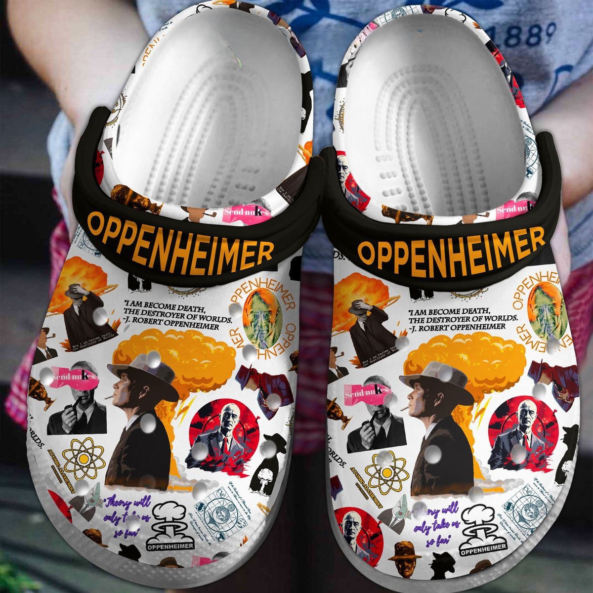 dramatic oppenheimer movie clogs for kids and adults fq1ib