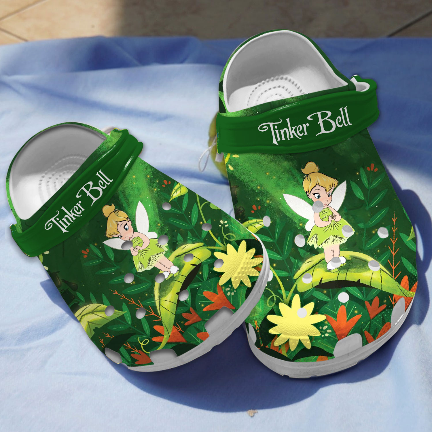 dreamy tinker bell lovely tinker bell cartoon clogs fast shipping worldwide jthpx