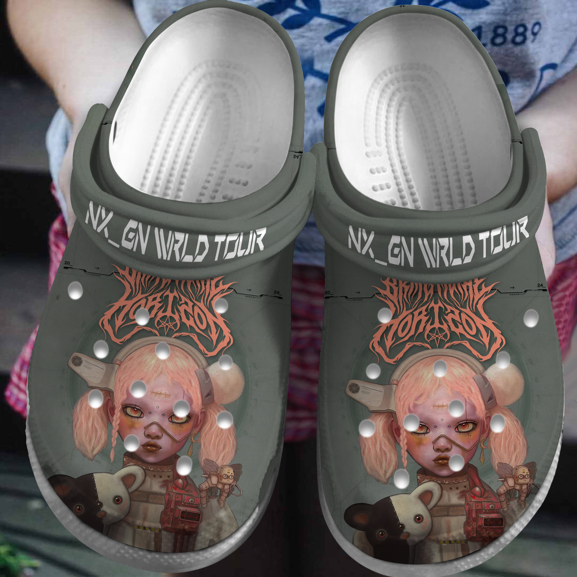 durable shoes bring me the horizon music clogs for kids and adults dblev