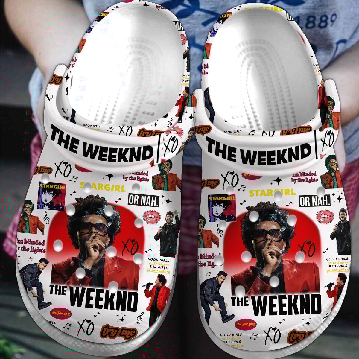 elegant white music sandals the weeknd design clogs lzzcs