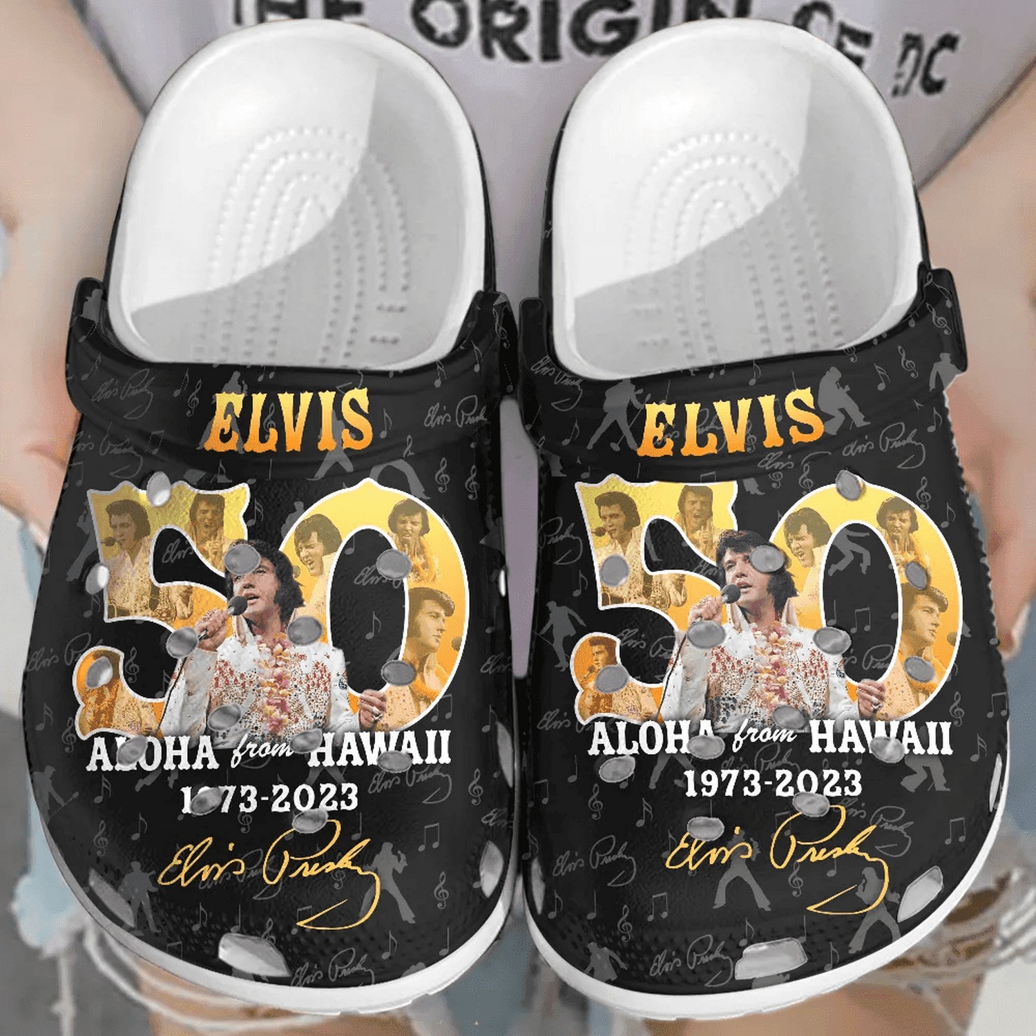 elvis presley aloha from hawaii clogs for kids 26 adults l5hnj