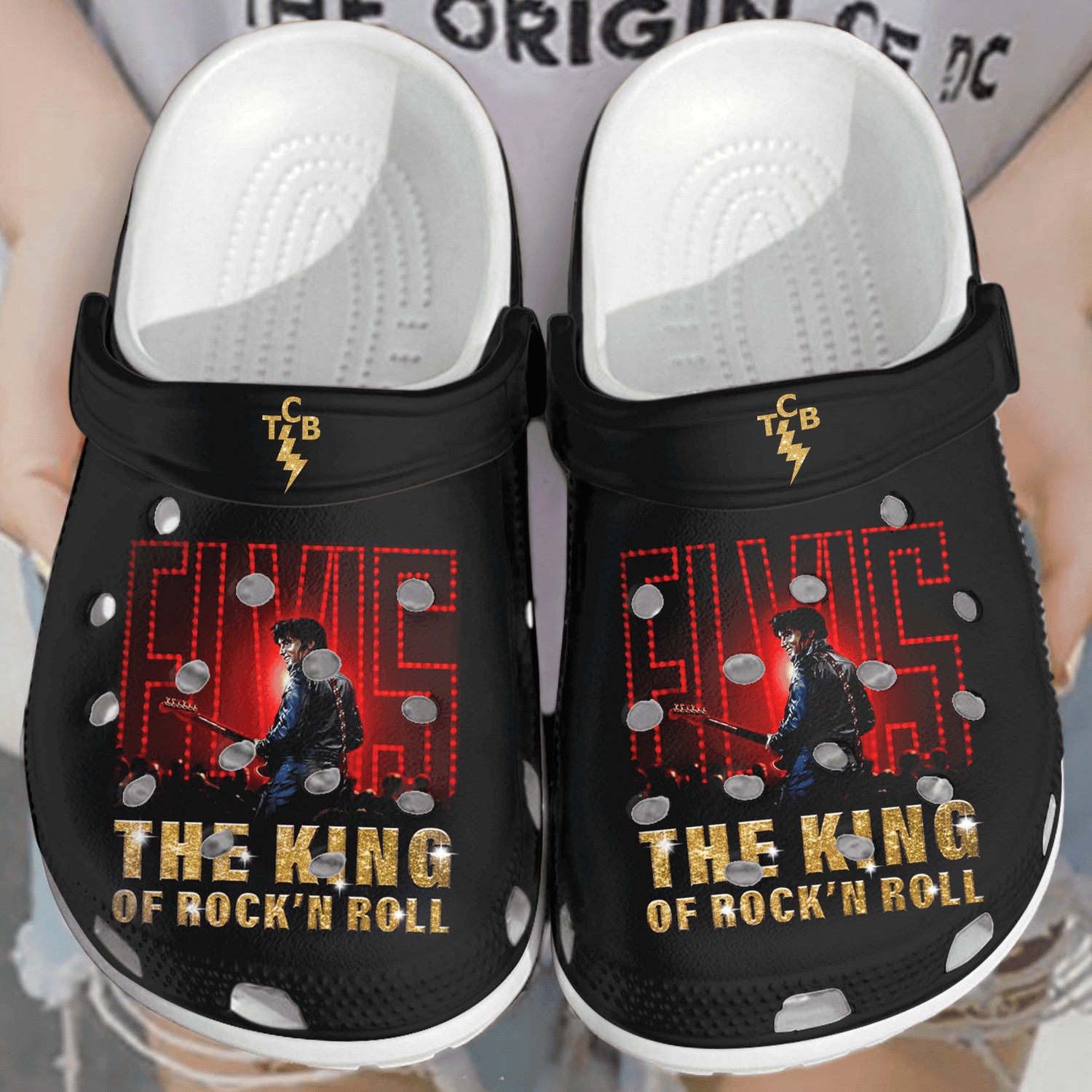 elvis presley the king of rockn roll clogs for kids 26 adults xdilf
