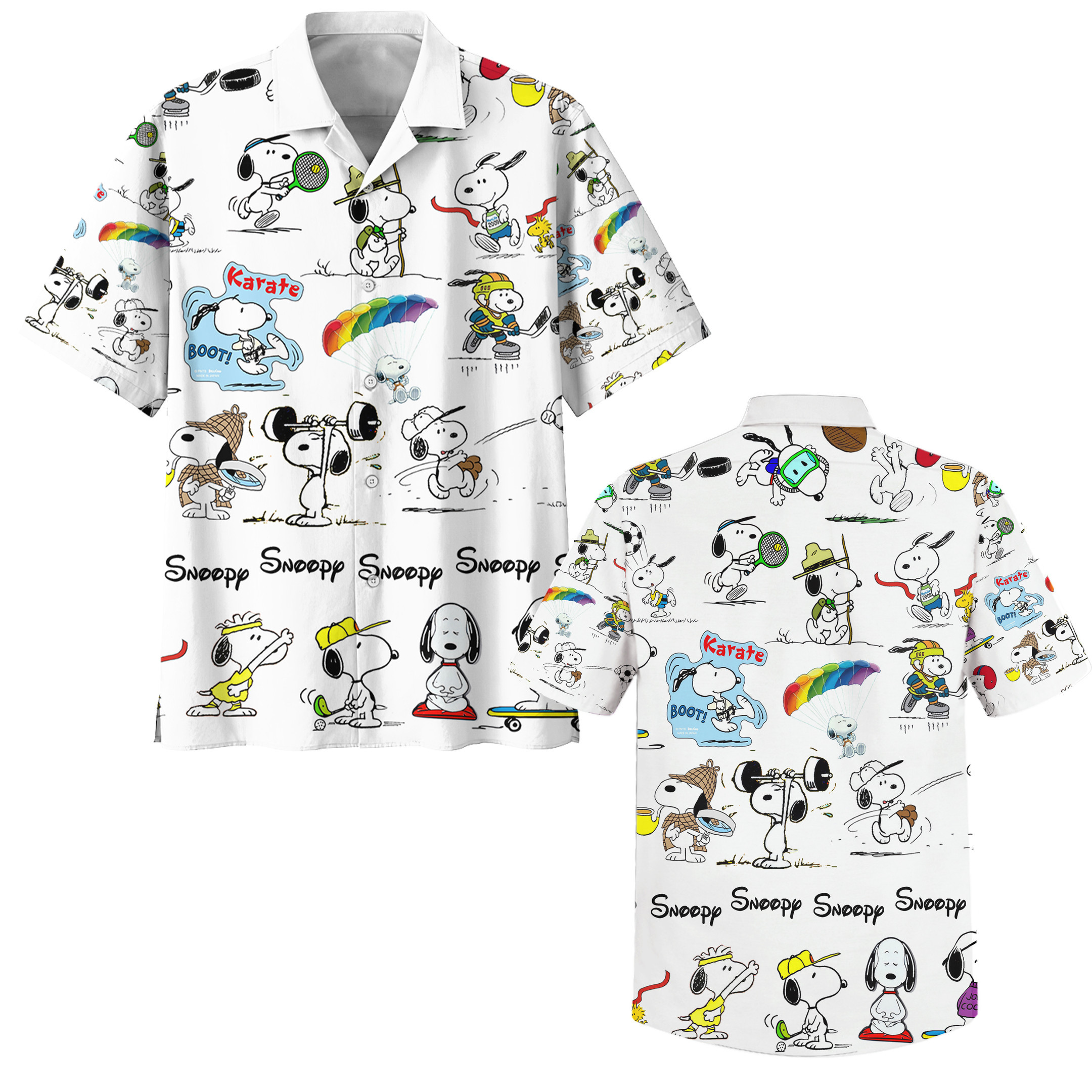 energentic summer with snoopy hawaiian shirt c04bx