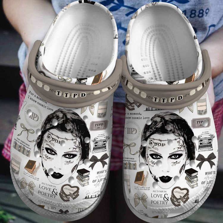 exclusive design taylor swifts album the tortured poets department clogs ivvgr