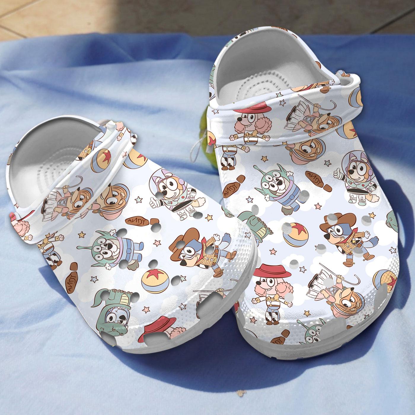 eye catching 26 comfortable clogs bluey toy story cartoon slippers kgfvk