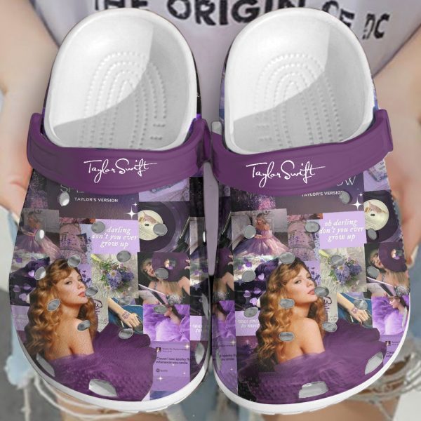 eye catching 26 comfortable taylor swift purple music clogs shoes qsq4f