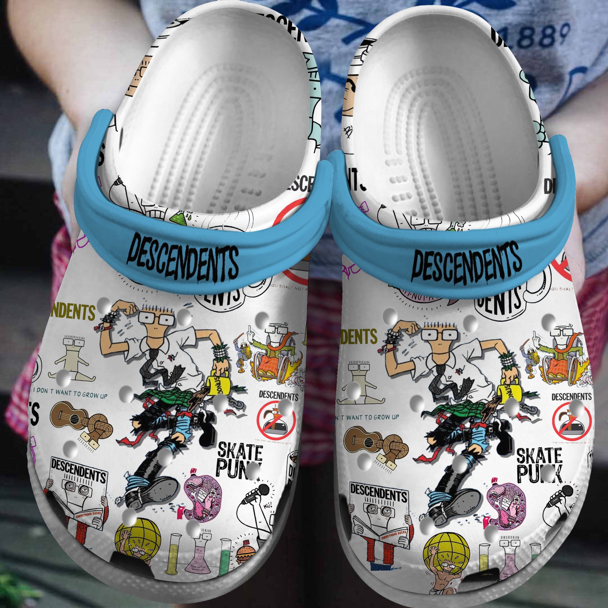 eye catching descendents music clogs fast shipping worldwide nxllt