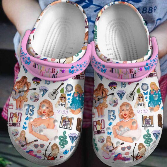 eye catching design beautiful music star taylor swift crocs the ideal gift for swifties o2ba1
