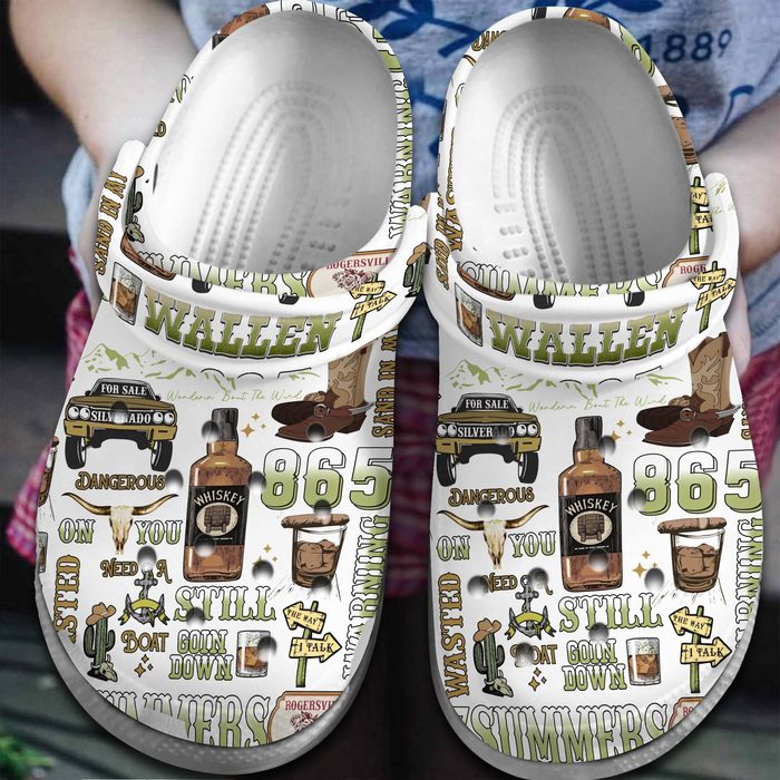 eye catching morgan wallen music clogs shoes for kids and adults ahyu9