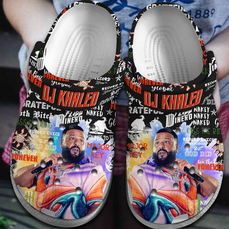 fashionable black slippers dj khaled music clogs fast shipping worldwide cwgur