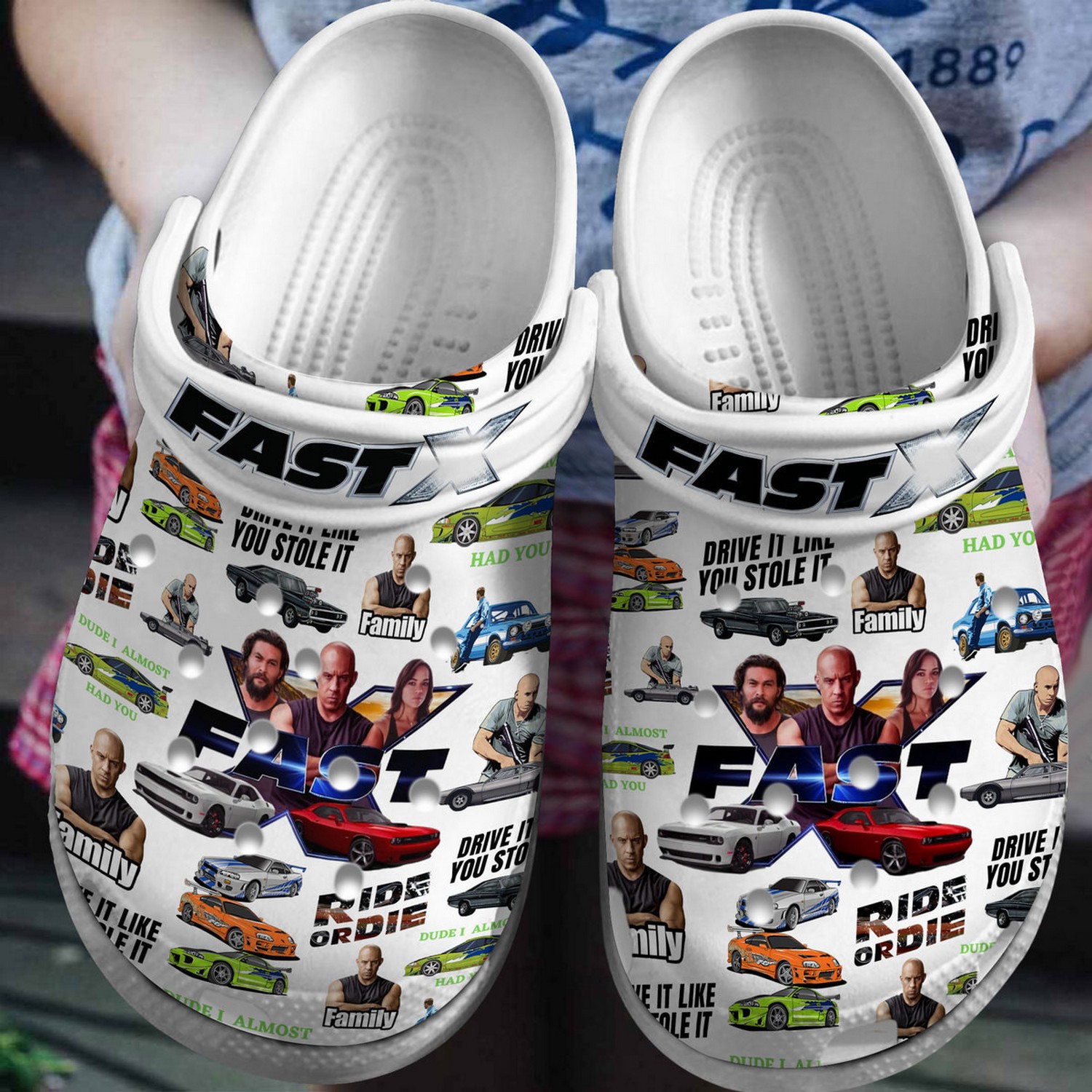 fast and furious movie fast x white clogs fast shipping service available i4whz