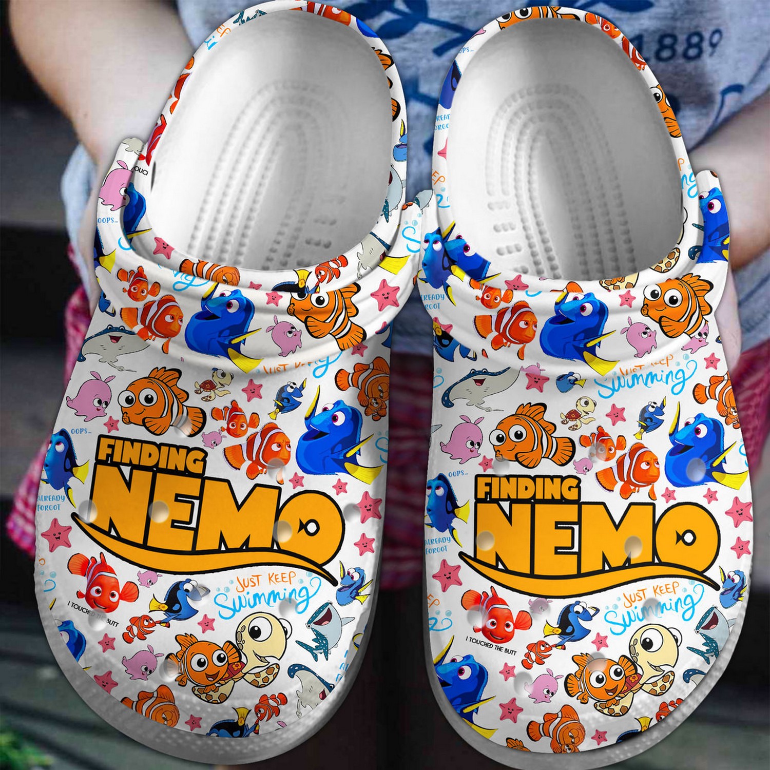 finding nemo just now swimming clogs for kids and adults s0j2l