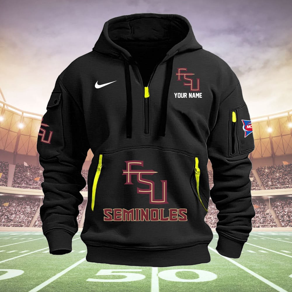 florida state seminoles quarter zip hoodie 02tf6