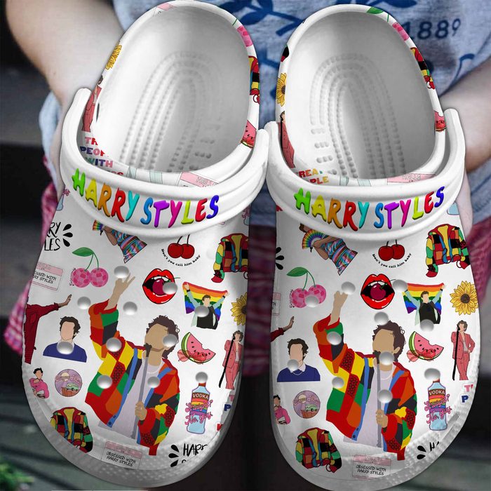 fluffy harry styles white clogs for kids 26 adults asibf