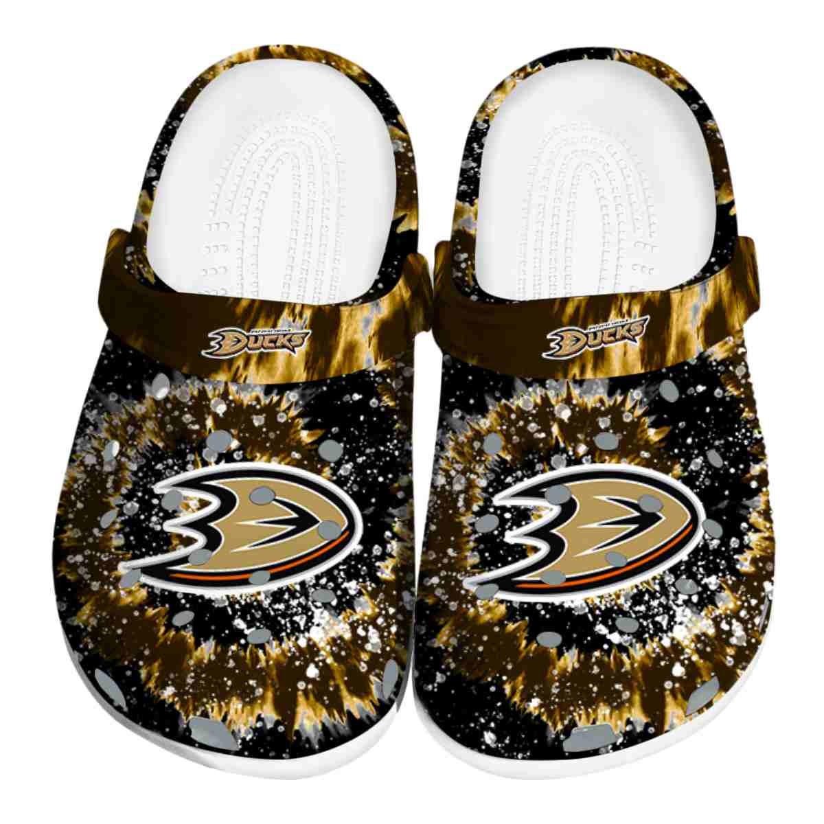 footwearmerch anaheim ducks nhl sport crocs crocband clogs shoes comfortable for men women and kids 59mjw