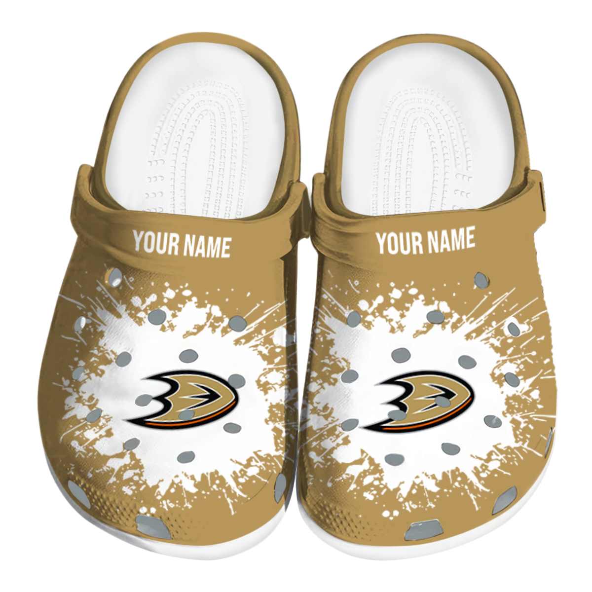 footwearmerch anaheim ducks nhl sport crocs crocband clogs shoes comfortable for men women and kids bfswu