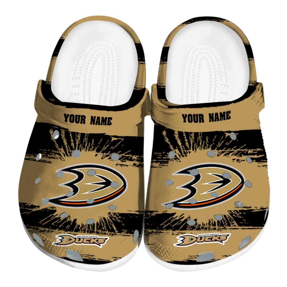 footwearmerch anaheim ducks nhl sport crocs crocband clogs shoes comfortable for men women and kids lwxrj