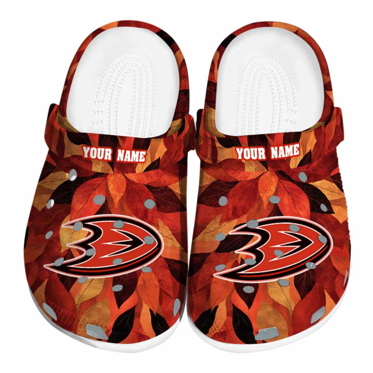 footwearmerch anaheim ducks nhl sport crocs crocband clogs shoes comfortable for men women and kids pii99