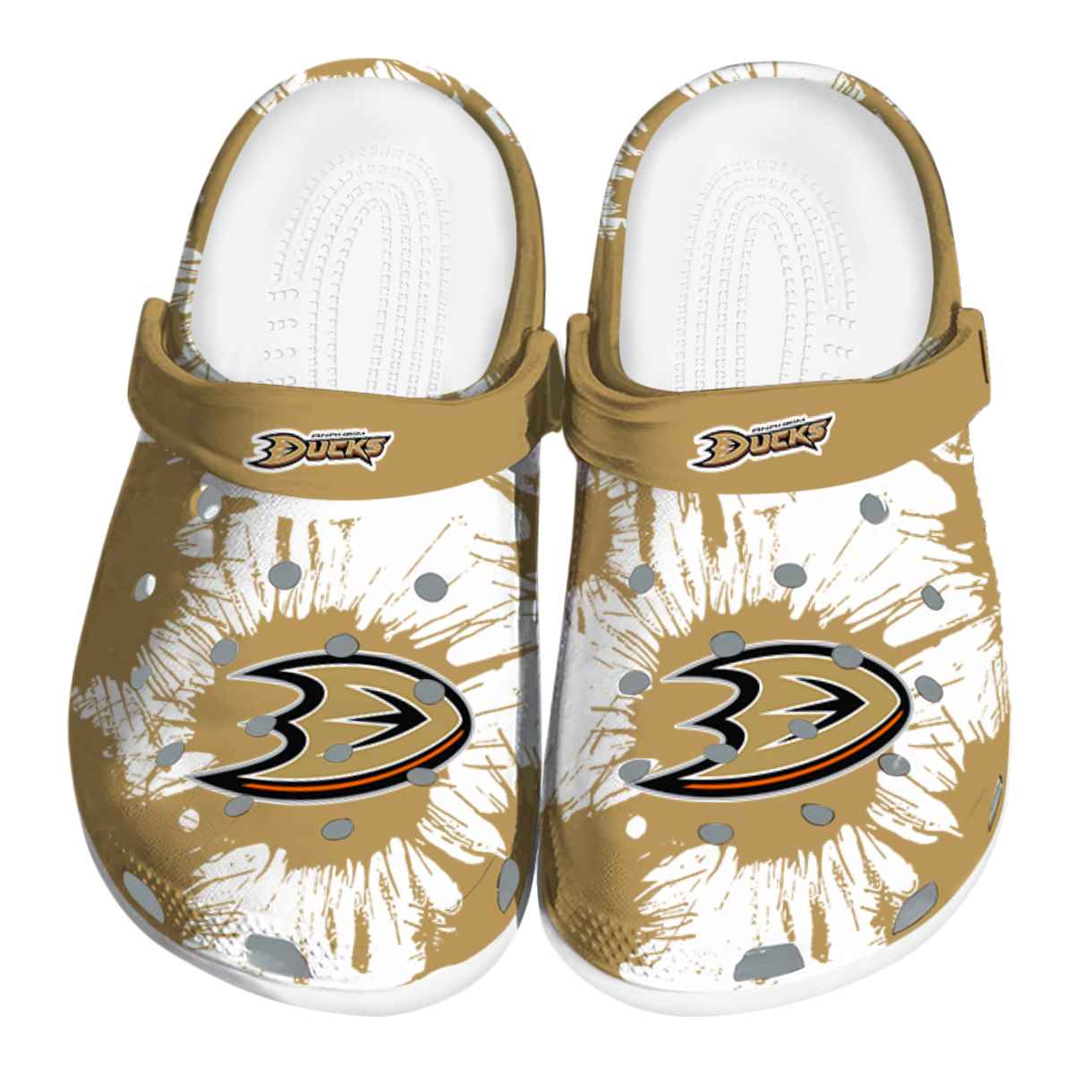 footwearmerch anaheim ducks nhl sport crocs crocband clogs shoes comfortable for men women and kids s6zoj