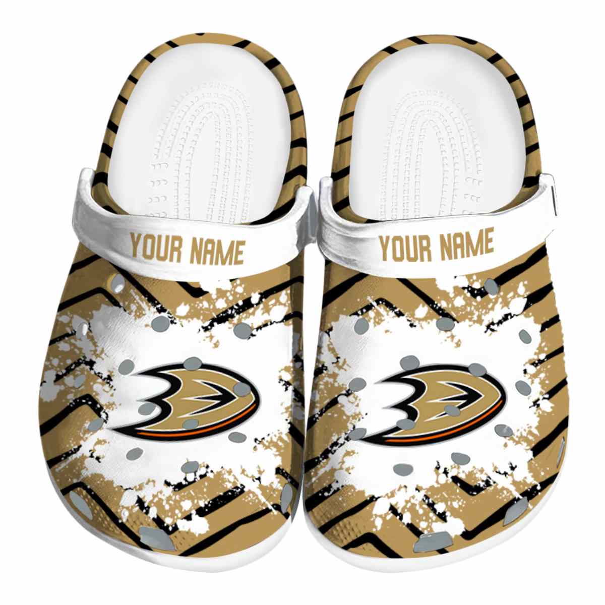 footwearmerch anaheim ducks nhl sport crocs crocband clogs shoes comfortable for men women and kids u06h5
