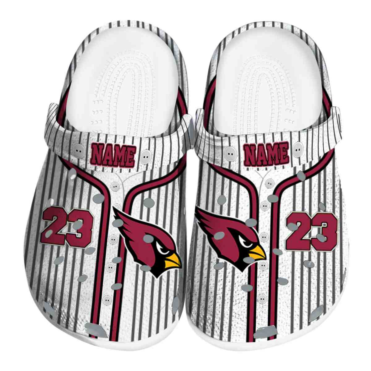 footwearmerch arizona cardinals nfl sport crocs crocband clogs shoes comfortable for men women and kids gsqqv