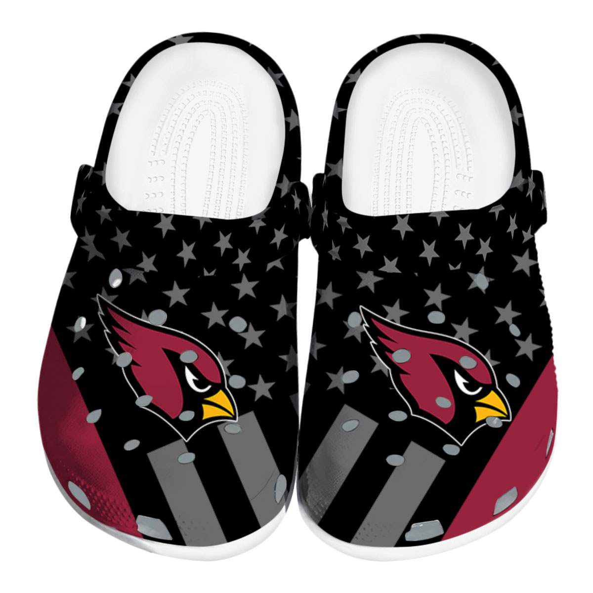 footwearmerch arizona cardinals nfl sport crocs crocband clogs shoes comfortable for men women and kids ifr4o