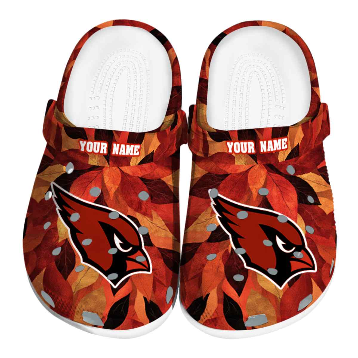 footwearmerch arizona cardinals nfl sport crocs crocband clogs shoes comfortable for men women and kids pwclr