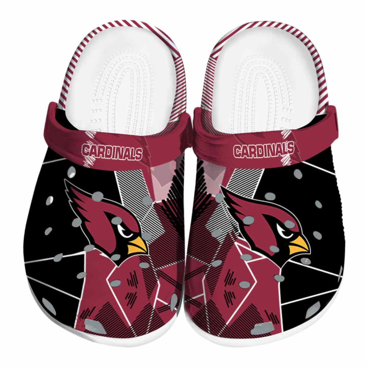 footwearmerch arizona cardinals nfl sport crocs crocband clogs shoes comfortable for men women and kids rikt0