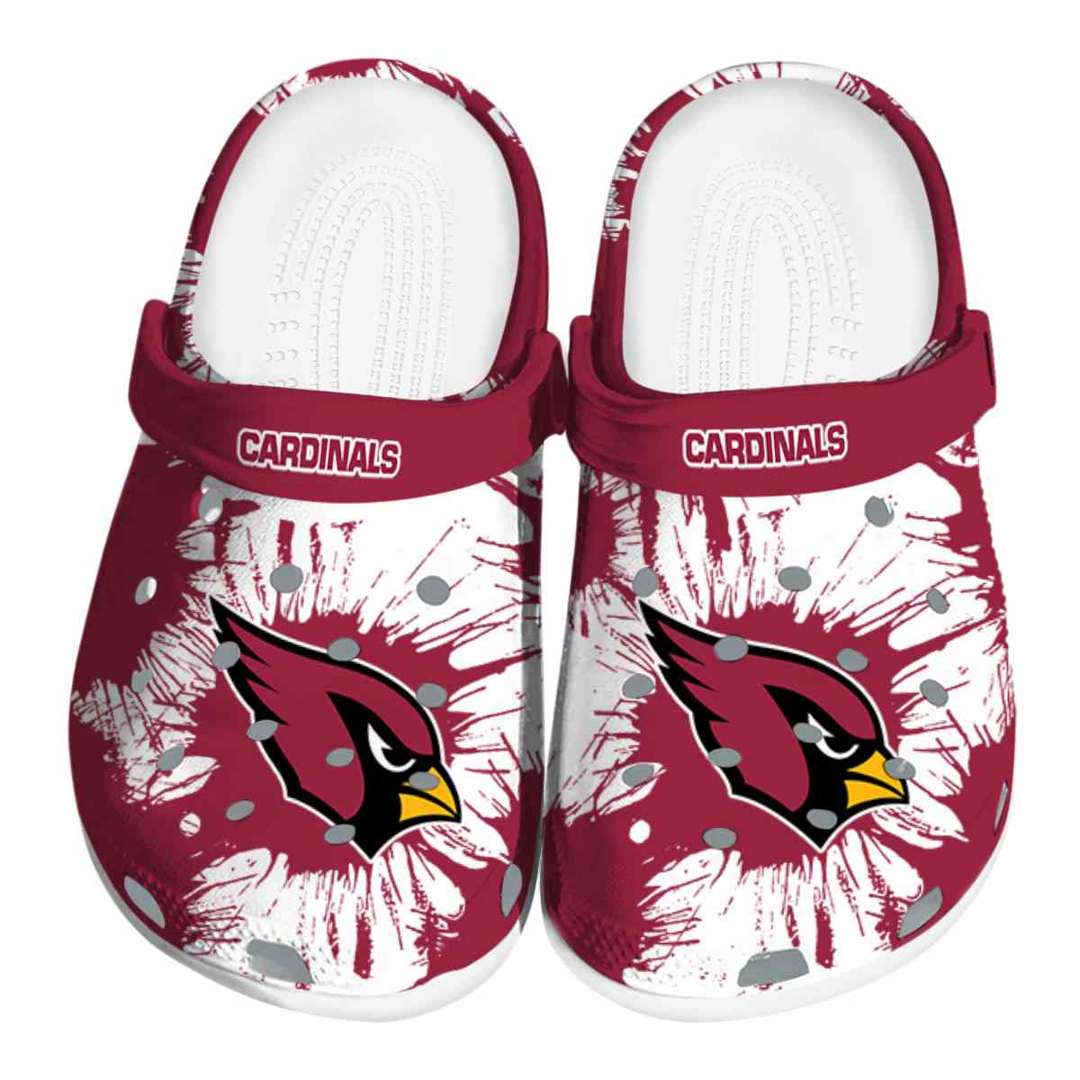 footwearmerch arizona cardinals nfl sport crocs crocband clogs shoes comfortable for men women and kids sbb1g