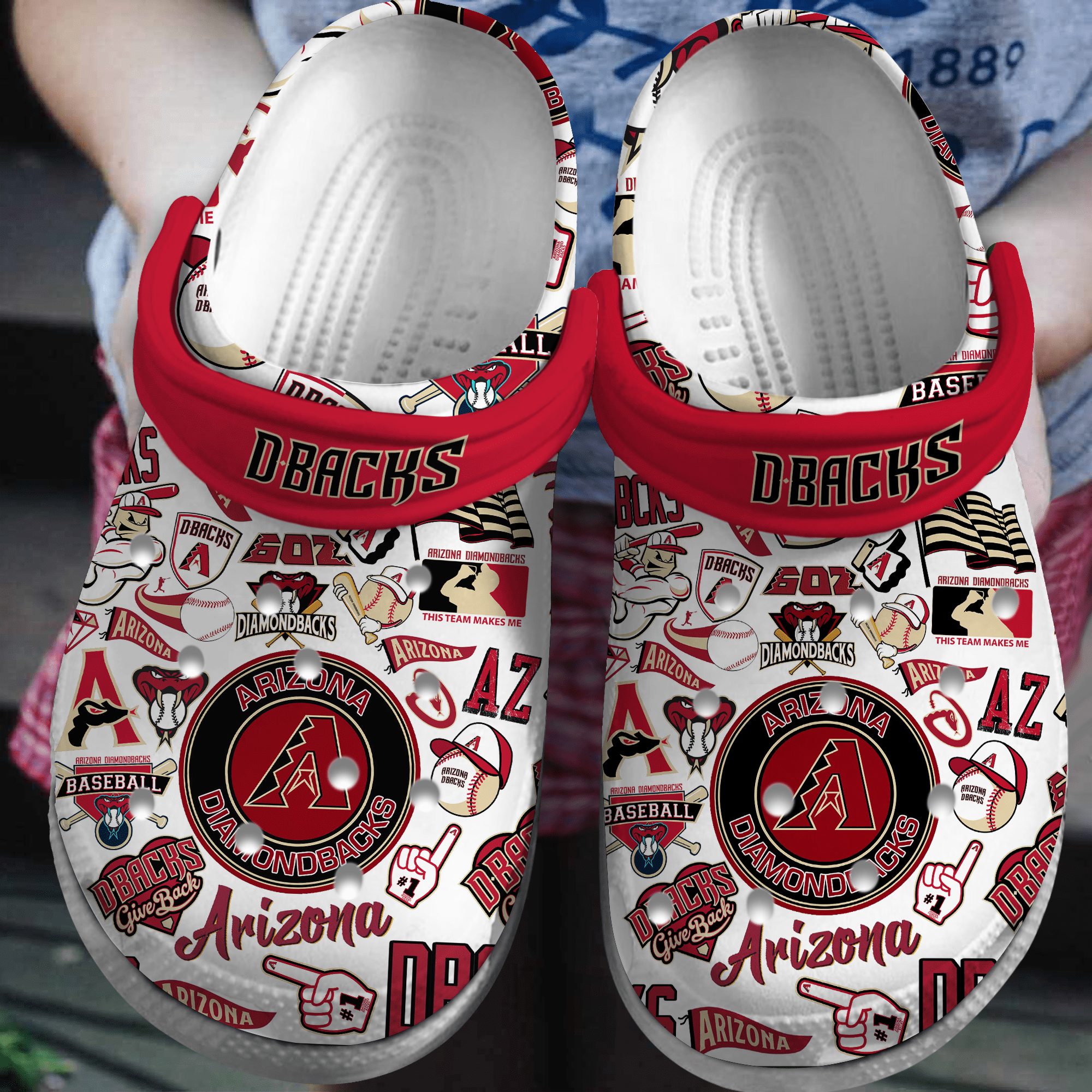 footwearmerch arizona diamondbacks mlb sport crocs crocband clogs shoes comfortable for men women and kids cmgmh