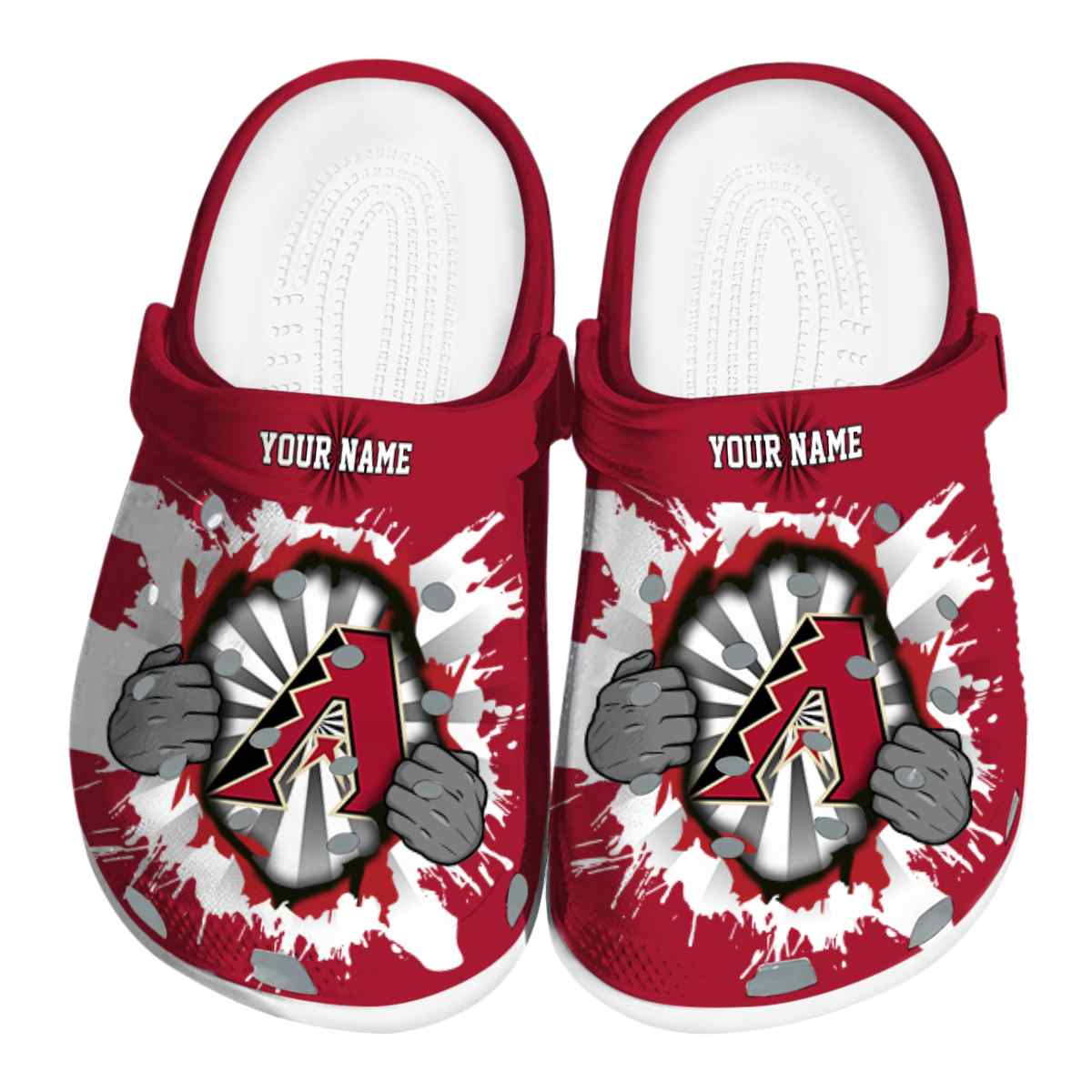 footwearmerch arizona diamondbacks mlb sport crocs crocband clogs shoes comfortable for men women and kids wanmw