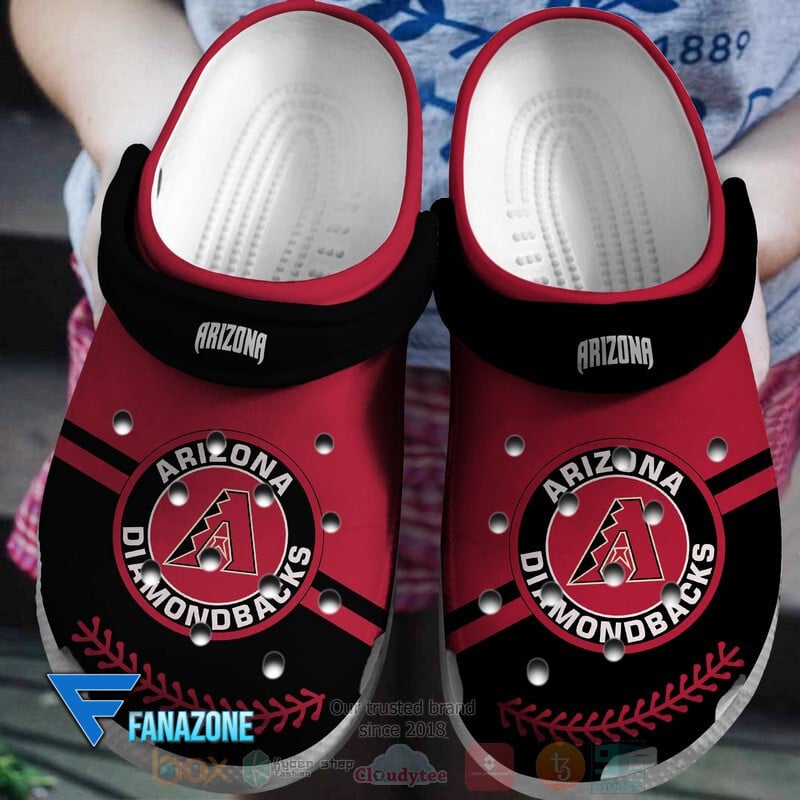 footwearmerch arizona diamondbacks red black mlb sport crocs clogs crocband shoes comfortable for men women and kids xoqx4
