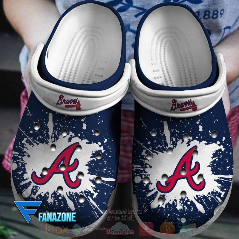 footwearmerch atlanta braves mlb sport crocs clogs crocband shoes comfortable for men women and kids gvmcv