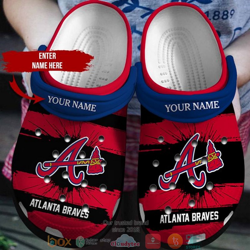 footwearmerch atlanta braves mlb sport crocs crocband clogs shoes comfortable for men women and kids 132xu