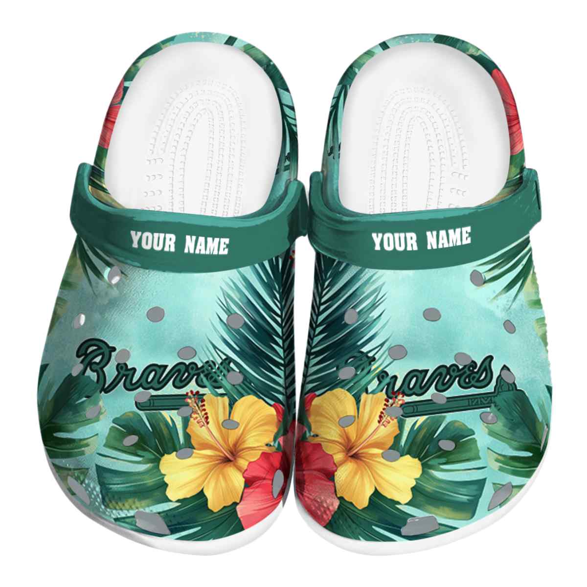 footwearmerch atlanta braves mlb sport crocs crocband clogs shoes comfortable for men women and kids 7kshx