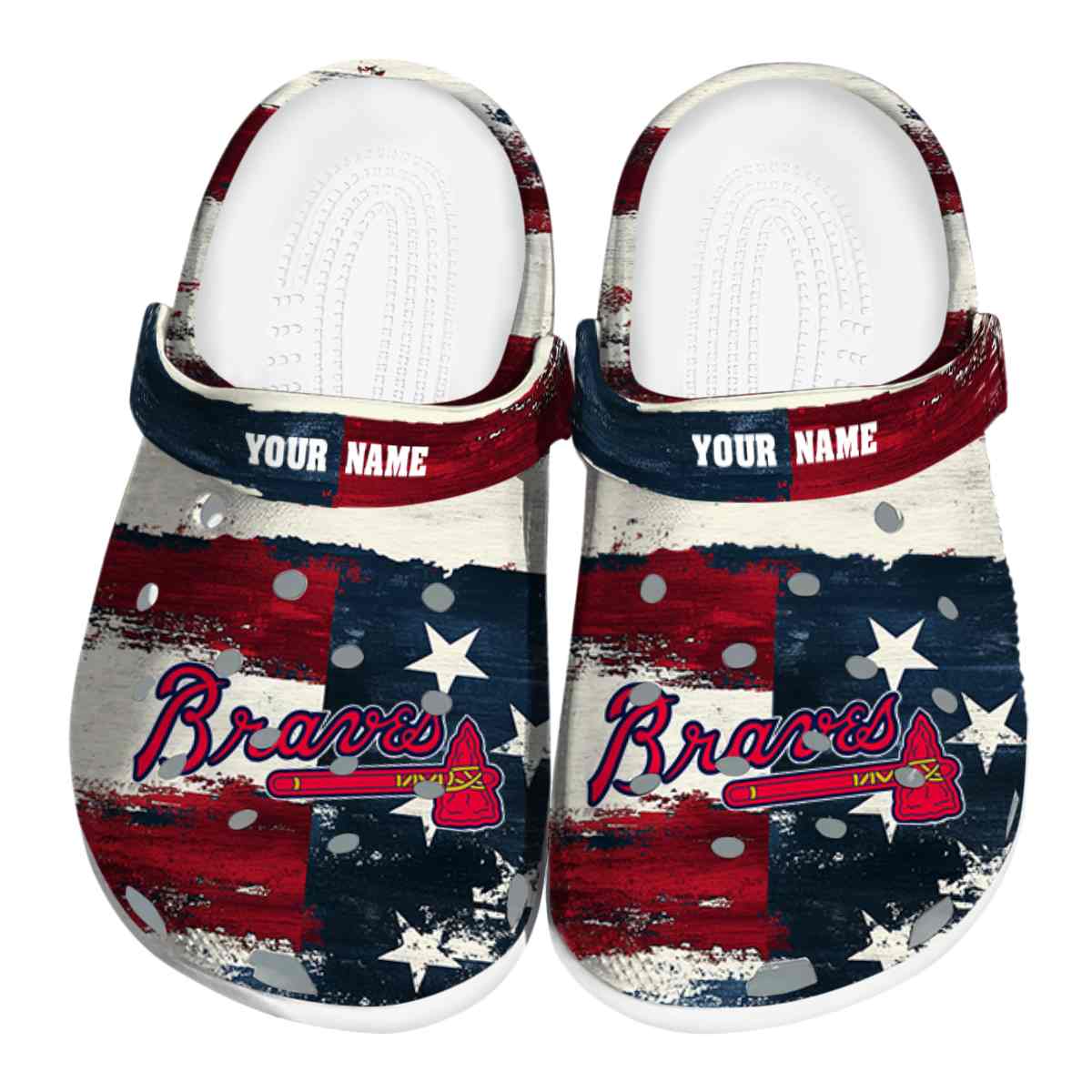 footwearmerch atlanta braves mlb sport crocs crocband clogs shoes comfortable for men women and kids 8ypgo