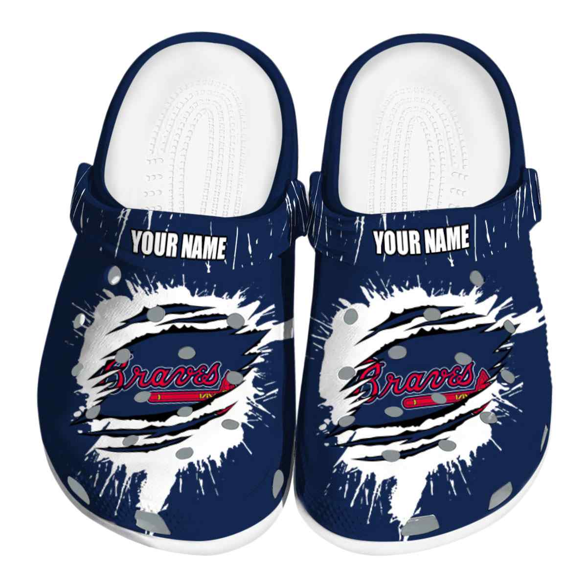 footwearmerch atlanta braves mlb sport crocs crocband clogs shoes comfortable for men women and kids bh7ja