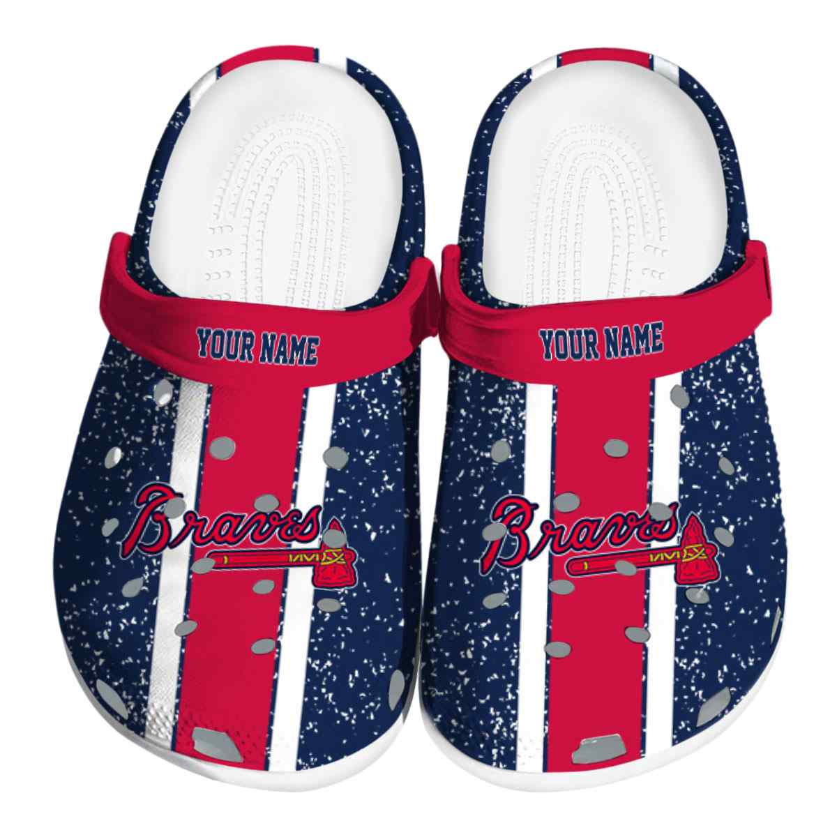 footwearmerch atlanta braves mlb sport crocs crocband clogs shoes comfortable for men women and kids cxv35