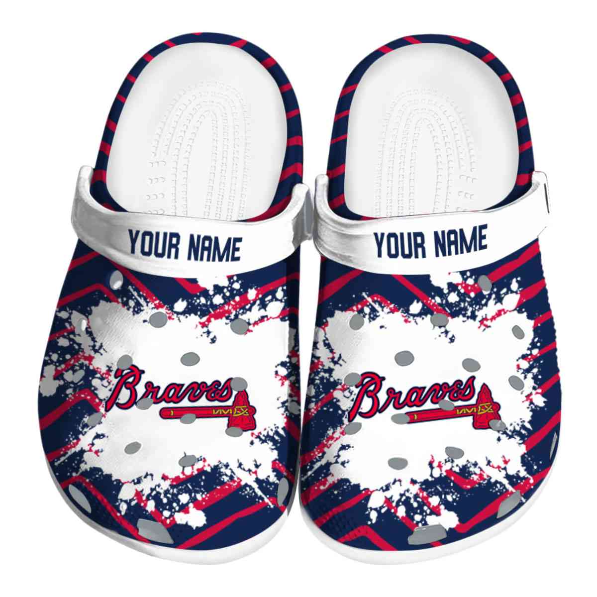 footwearmerch atlanta braves mlb sport crocs crocband clogs shoes comfortable for men women and kids f0axu