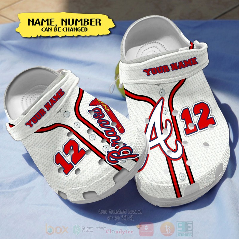 footwearmerch atlanta braves mlb sport crocs crocband clogs shoes comfortable for men women and kids iwvt1