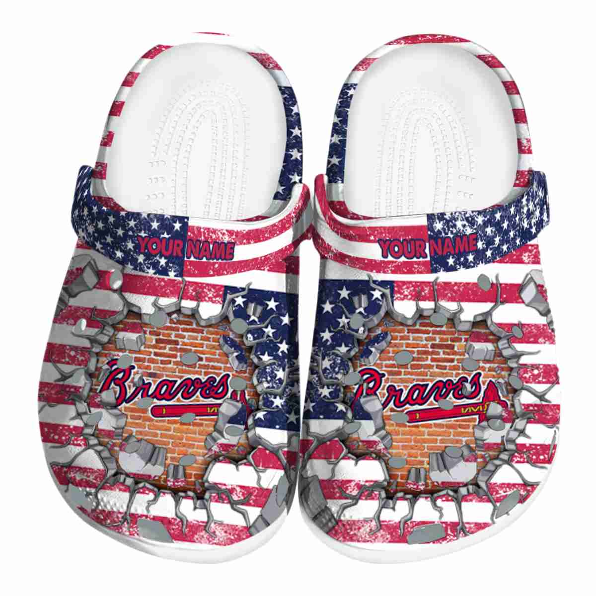 footwearmerch atlanta braves mlb sport crocs crocband clogs shoes comfortable for men women and kids nugn1